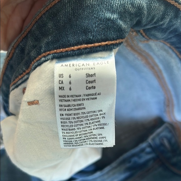 American Eagle Outfitters Men's Blue Distressed Jeans - Picture 3 of 6